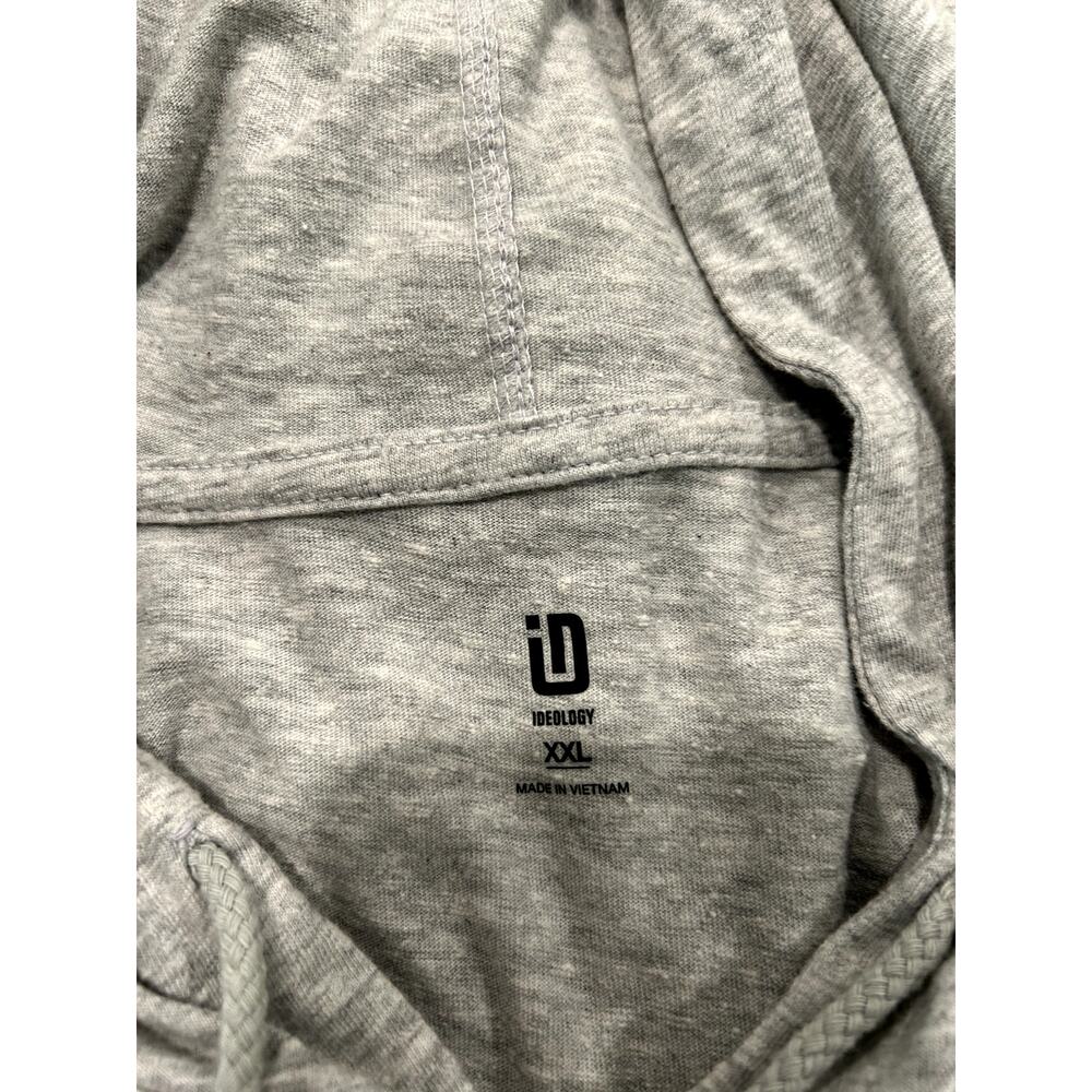 ID Ideology Womens Retro Full Zip Jacket Grey Whisper Heather XXL Lightweight - Picture 6 of 7